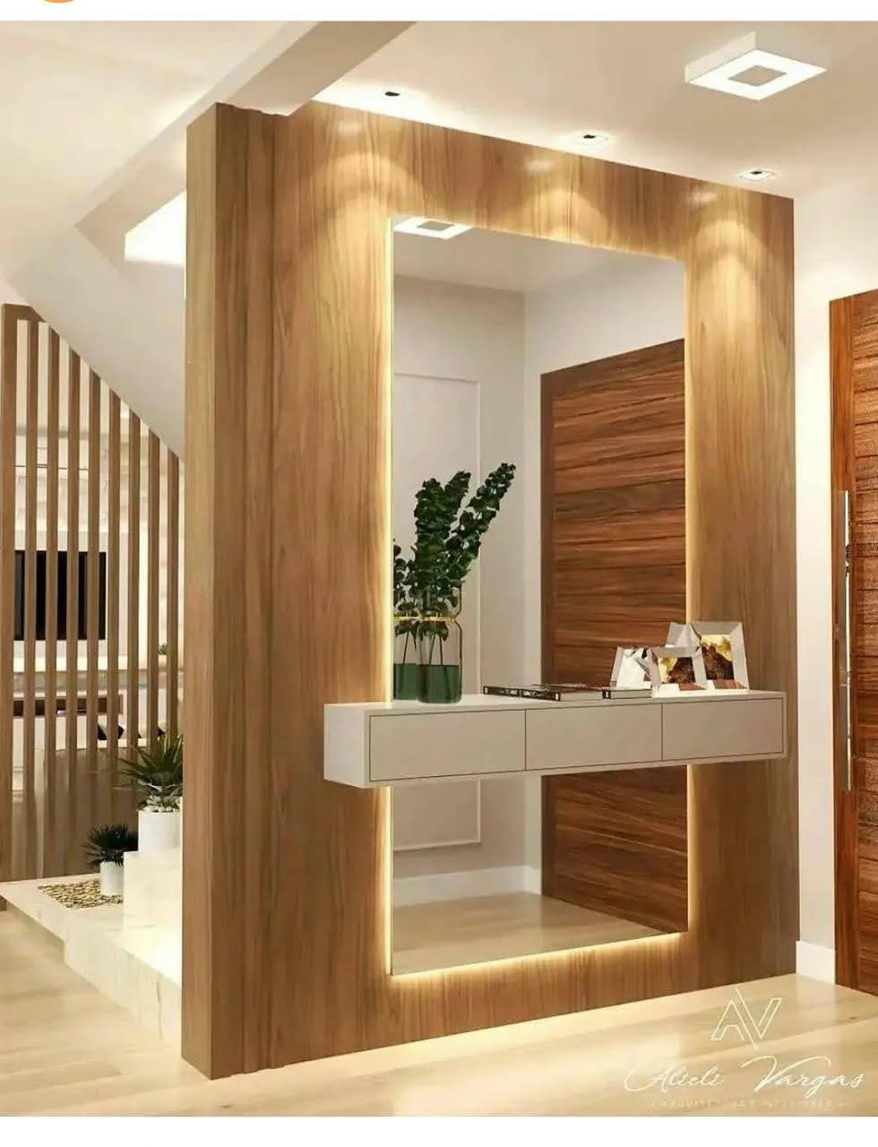 Traditional wooden door installation in Jamia Nagar home