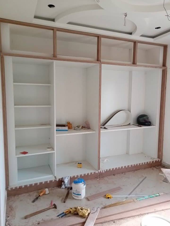 Professional office cabinetry installation by Delhi carpentry experts