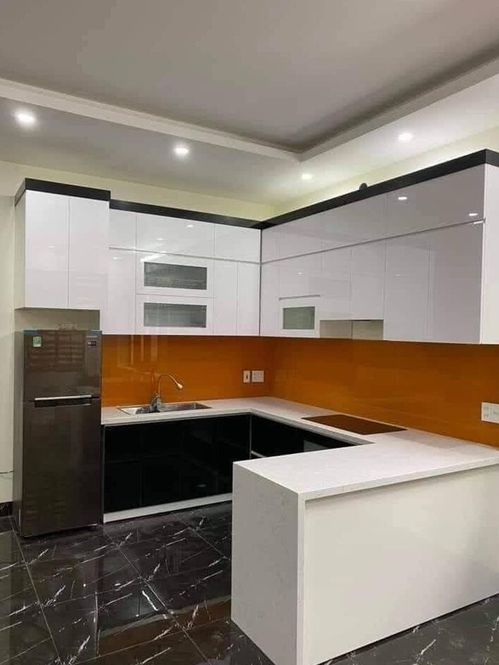 Completed modular kitchen installation in Abul Fazal Enclave, Delhi